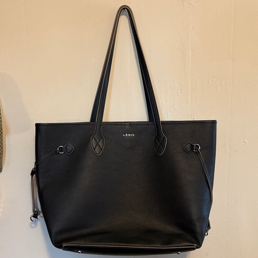 Lodis Classic Black Tote Bag